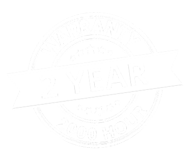 2 Year 2000 Hour Warranty